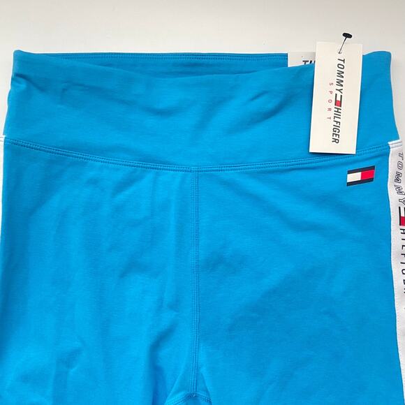 NWT Tommy Hilfiger Women's Logo Taping Stretch High Rise Short Small - Picture 4 of 10